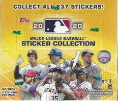 2020 Topps MLB Baseball Sticker Collection Hobby Box